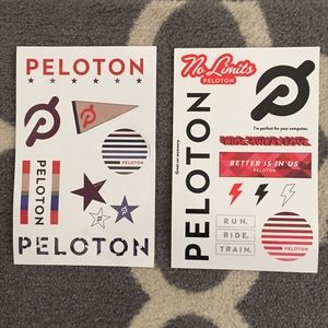 Peloton Stickers 2 Sheets